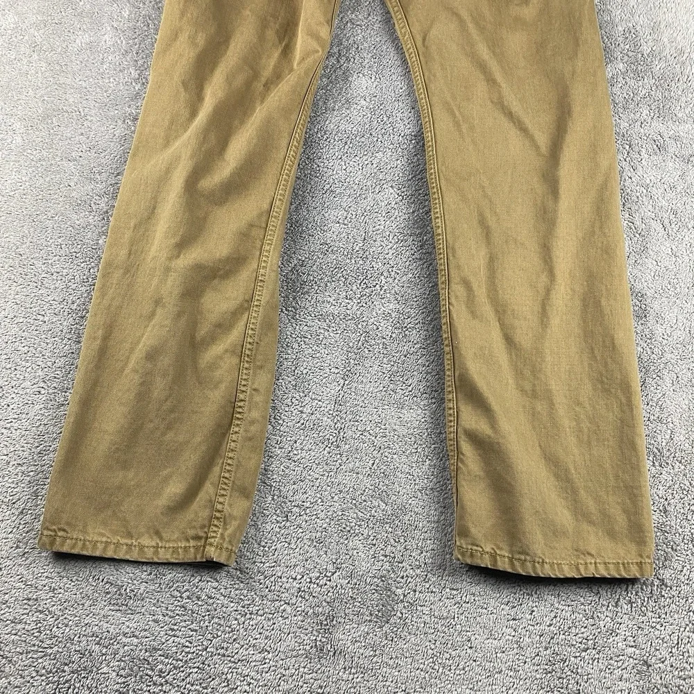 Levis 505 Straight Leg Jeans Mens 32x32 Tan Mid‎ Rise